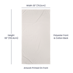 Gingerbread Santa Christmas Bath Towel – Soft, Breathable Holiday Towel for Everyday Comfort & Gifting