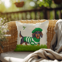 For Dachshund Devotees: The Double-Sided Sausage Dog Cushion That's as Adorable as It Is Durable