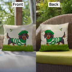 For Dachshund Devotees: The Double-Sided Sausage Dog Cushion That's as Adorable as It Is Durable