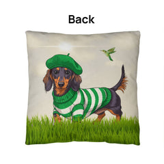 For Dachshund Devotees: The Double-Sided Sausage Dog Cushion That's as Adorable as It Is Durable