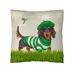 For Dachshund Devotees: The Double-Sided Sausage Dog Cushion That's as Adorable as It Is Durable
