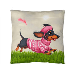 For Dachshund Devotees: The Double-Sided Sausage Dog Cushion That's as Adorable as It Is Durable