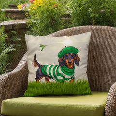 For Dachshund Devotees: The Double-Sided Sausage Dog Cushion That's as Adorable as It Is Durable