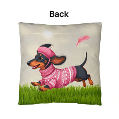 For Dachshund Devotees: The Double-Sided Sausage Dog Cushion That's as Adorable as It Is Durable