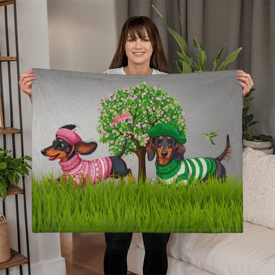For Dachshund Lovers Only: The Mink-Touch Sausage Dog Blanket That Feels Like a Warm Hug