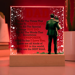 Thank You Dad - Acrylic Square